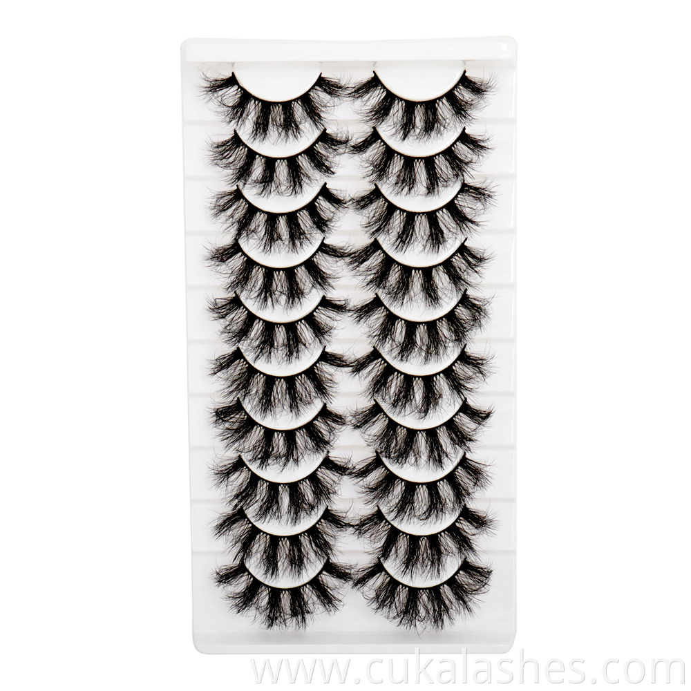 10 Pairs Fake Eyelashes